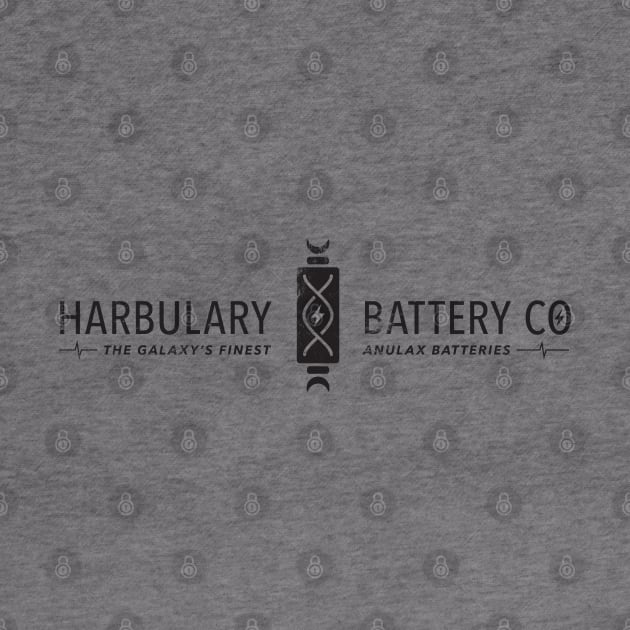 Harbulary Battery Co - Galaxy's Finest Anulax Batteries T-Shirt (Distressed) by Go Mouse Scouts